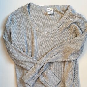 Offline by Aerie Gray Ribbed Women's Sweater